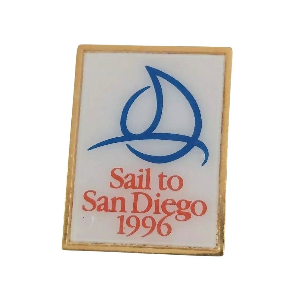 VTG Barlow SAIL to SAN DIEGO 1996 RNC Tac Lapel Boat Yacht New Republican Pin